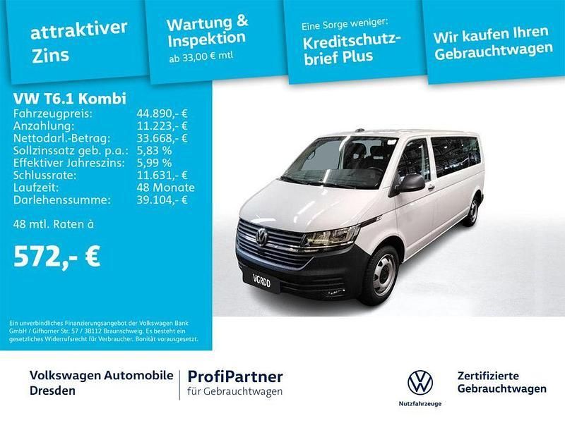 Weiß Gebraucht 2024 VW T6.1 Van | 44.890 € - Bild 1/4