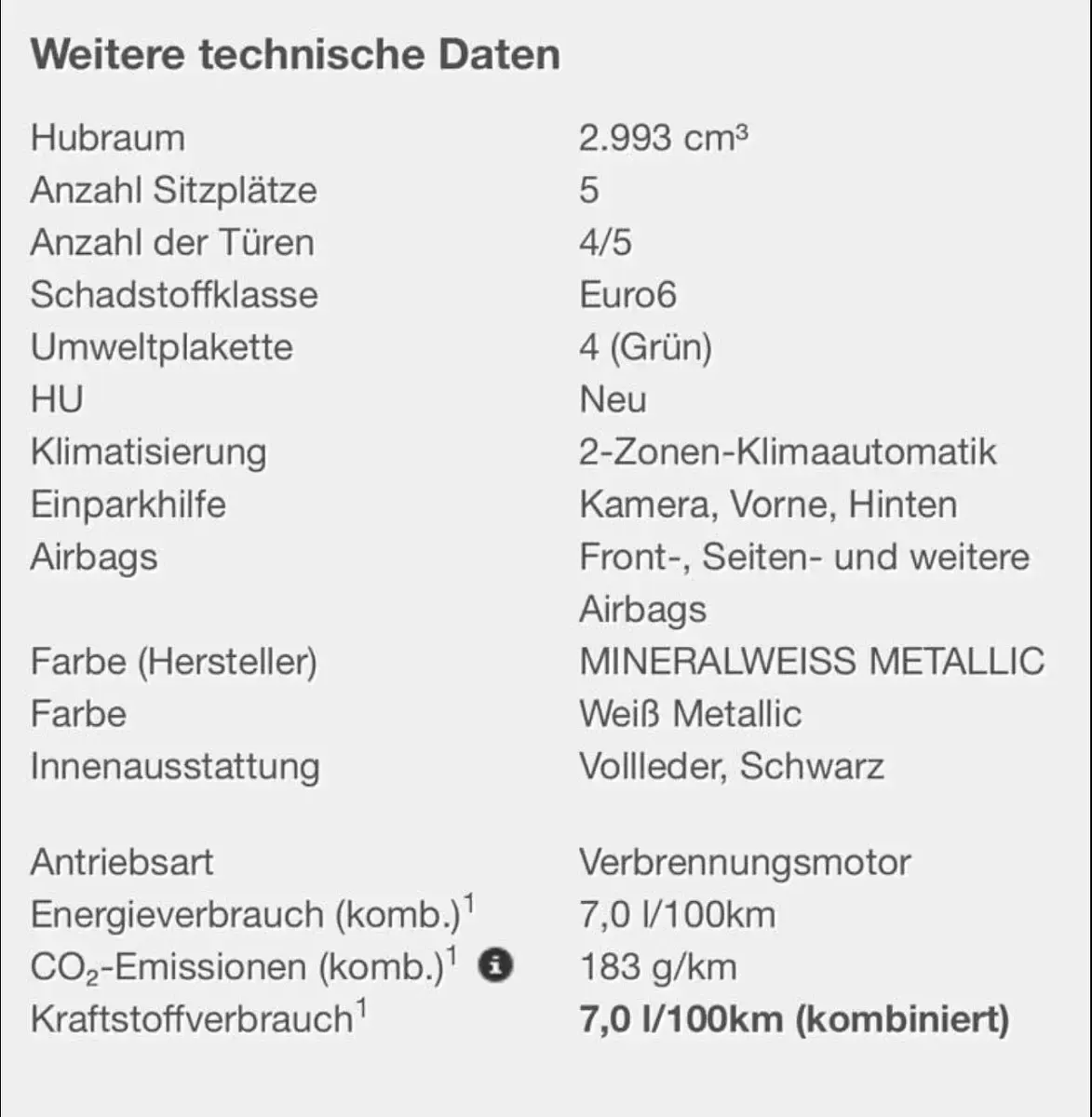 Gebraucht BMW X6 258 PS (189 kW) 2019 Weiß SUV