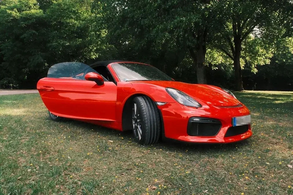 Gebraucht Porsche Boxster Spyder 375 PS (275 kW) 2016 Rot Cabrio