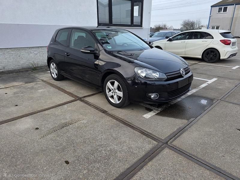Gebraucht VW Golf VI 105 PS (77 kW) 2010 Schwarz Kleinwagen