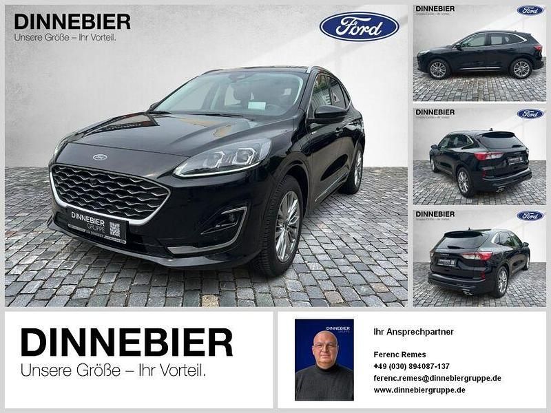 Obsidian schwarz metallic Gebraucht 2021 Ford Kuga Vignale SUV | 28.990 € (Etwas zu teuer) - Bild 1/4