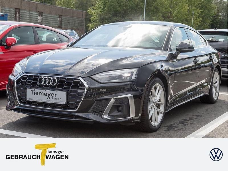 Schwarz Gebraucht 2020 Audi A5 Sportback Sport Limousine | 31.460 € (Etwas zu teuer) - Bild 1/4