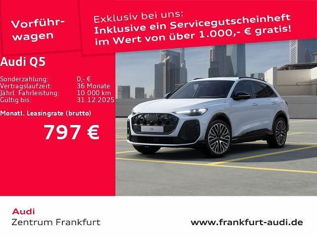 Gletscherweiß metallic Gebraucht 2025 Audi Q5 Ambiente SUV | 65.390 € (Guter Preis) - Bild 1/2