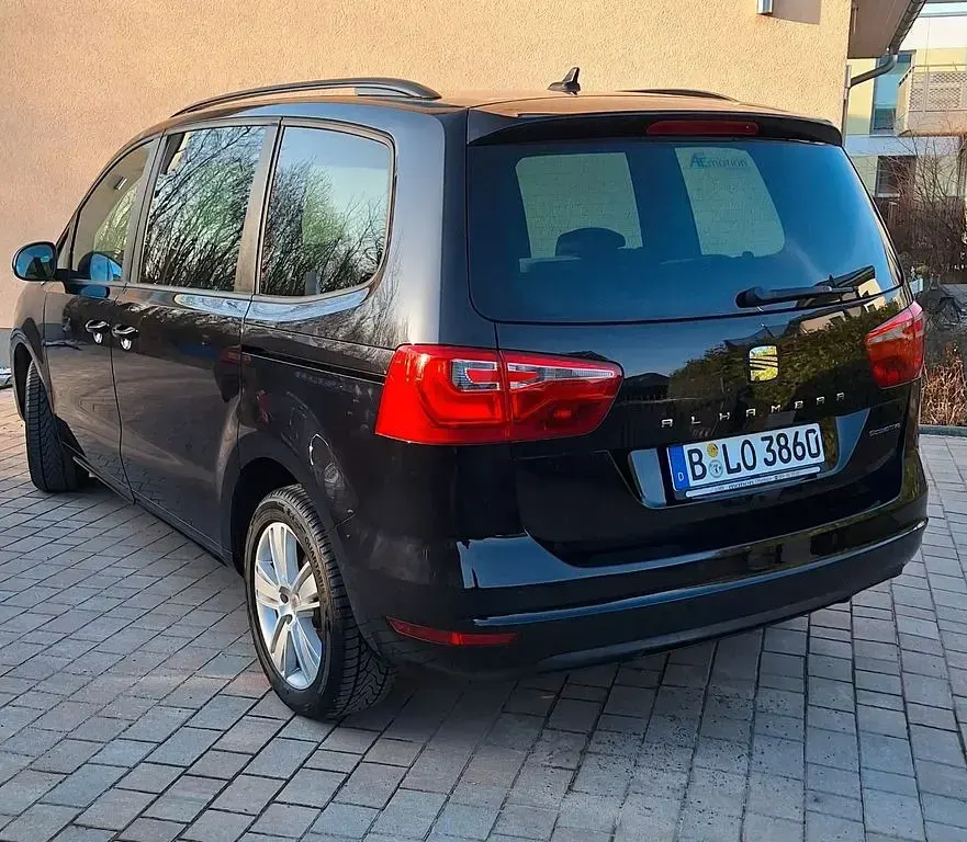 Gebraucht Seat Alhambra Ecomotive 150 PS (110 kW) 2013 Schwarz Van / Kleinbus