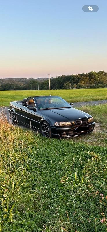 Gebraucht BMW 323 Cabriolet 170 PS (125 kW) 2000 Schwarz Cabrio
