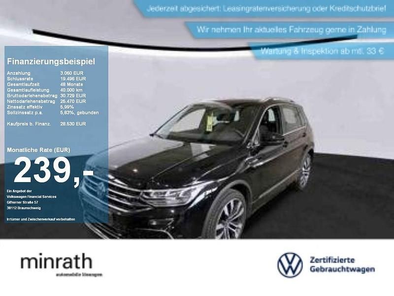 Schwarz Gebraucht 2023 VW Tiguan R-line SUV | 28.530 € (Guter Preis) - Bild 1/4