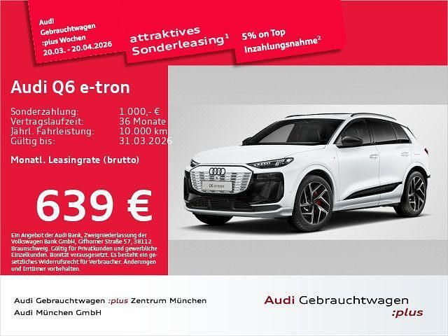 Gebraucht Audi Q6 e-tron Ambiente 284 kW (387 PS) 2025 Gletscherweiß metallic SUV