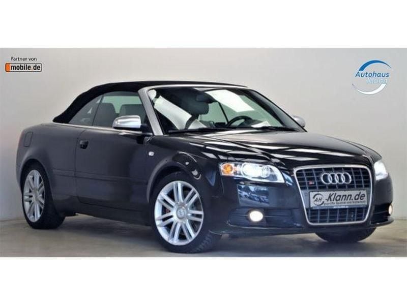 Phantomschwarz perleffekt (metallic) Gebraucht 2007 Audi S4 Cabriolet S-Line Cabrio | 19.999 € (Fairer Preis) - Bild 1/4