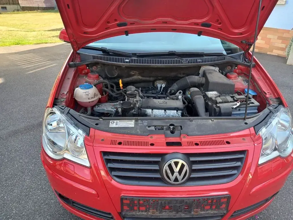 Gebraucht VW Polo United 69 PS (50 kW) 2008 Rot Kleinwagen