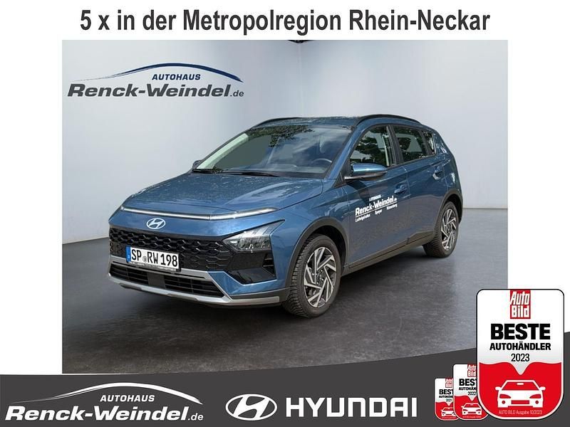 Blau Gebraucht 2024 Hyundai Bayon Trend SUV | 23.489 € (Etwas zu teuer) - Bild 1/4