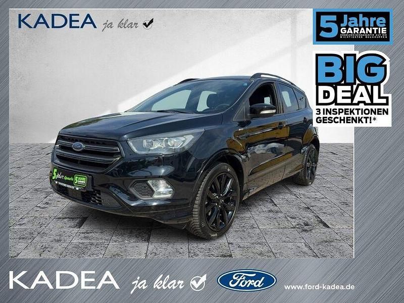 Iridiumschwarz metallic Gebraucht 2017 Ford Kuga ST-Line SUV | 13.480 € (Guter Preis) - Bild 1/4