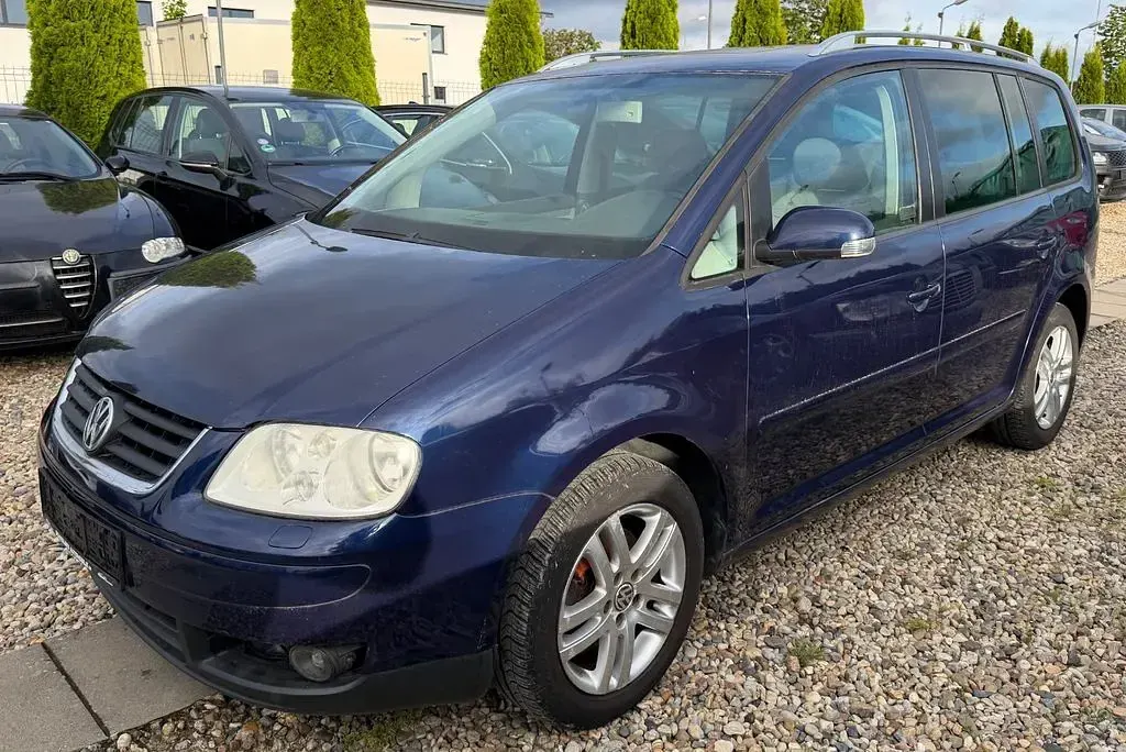 Gebraucht VW Touran Highline 116 PS (85 kW) 2003 Blau Van / Kleinbus