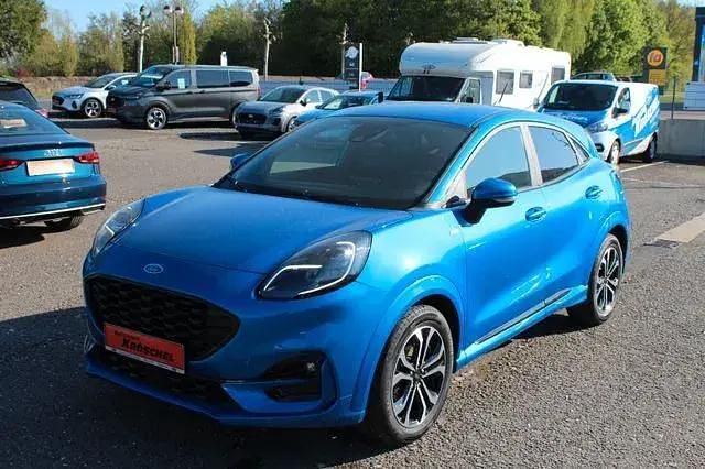Second-hand Ford Puma ST-Line 125 CP (91 kW) 2021 Albastru SUV
