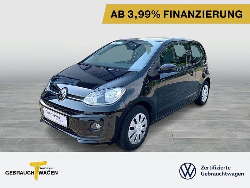 Schwarz Gebraucht 2021 VW up! move up! Kleinwagen | 10.970 € (Fairer Preis) - Bild 1/4