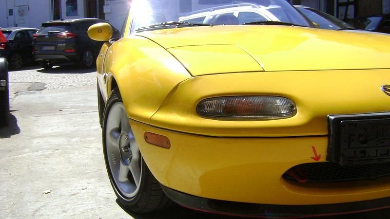 Gebraucht Mazda MX5 90 PS (66 kW) 1995 Gelb Cabrio