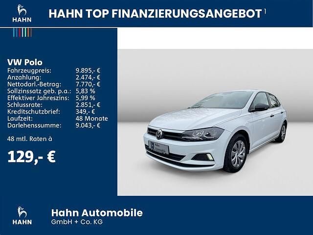 Gebraucht VW Polo Trendline 65 PS (47 kW) 2019 Weiß Kleinwagen