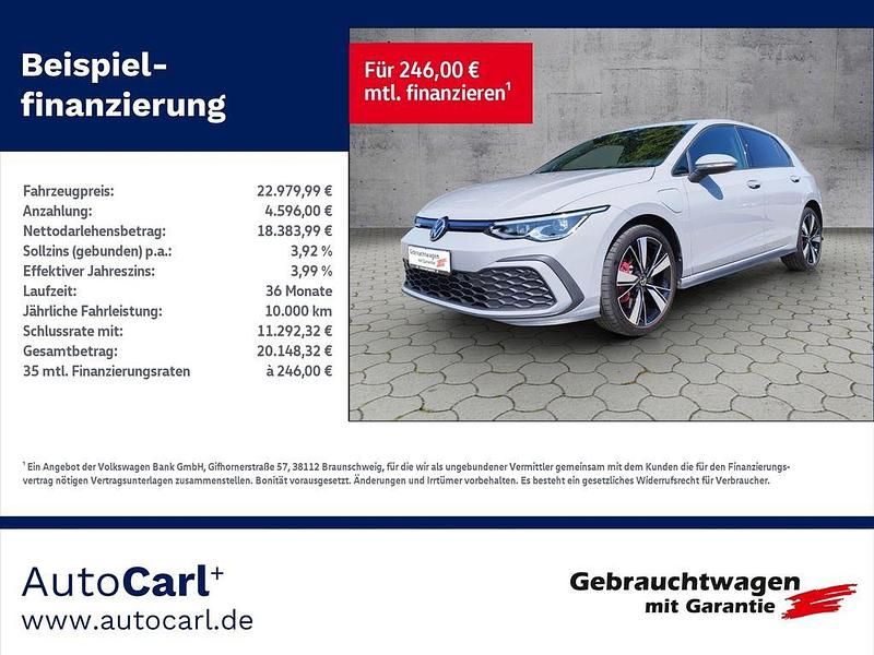 Grau Gebraucht 2021 VW Golf VIII GTE Limousine | 22.980 € (Fairer Preis) - Bild 1/4
