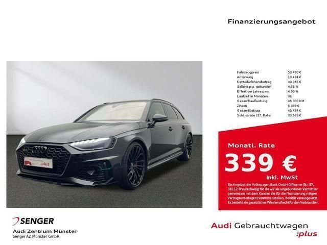 Mythosschwarz metallic Gebraucht 2022 Audi RS4 Ambiente Kombi | 58.880 € (Fairer Preis) - Bild 1/4
