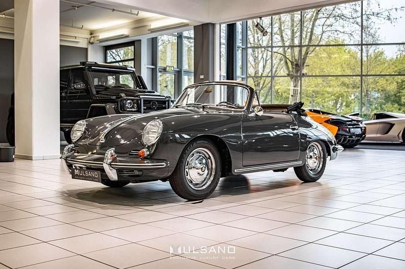Slate grey Gebraucht 1962 Porsche 356 Cabrio | 154.900 € - Bild 1/4