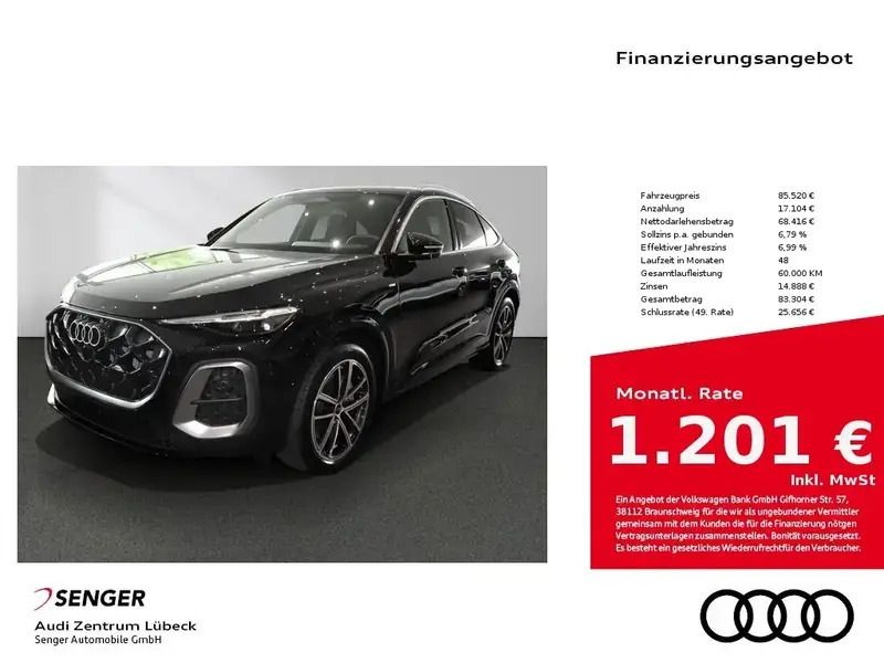 Schwarz Neu 2025 Audi Q5 Sportback SUV | 85.520 € - Bild 1/1