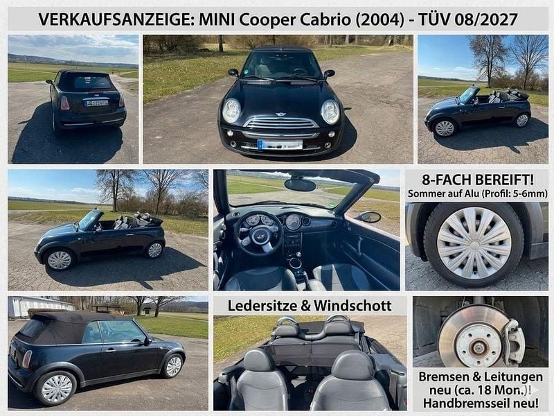 Gebraucht Mini Cooper Cabriolet Chili 116 PS (85 kW) 2004 Schwarz Cabrio