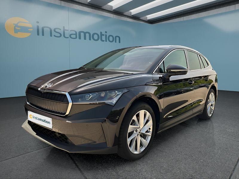 Schwarz Gebraucht 2021 Skoda Enyaq iV SUV | 36.399 € (Etwas zu teuer) - Bild 1/4