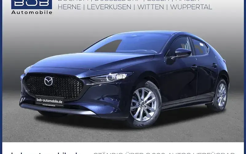 Neu Mazda 3 Prime-Line 140 PS (102 kW) 2026 Blau Limousine