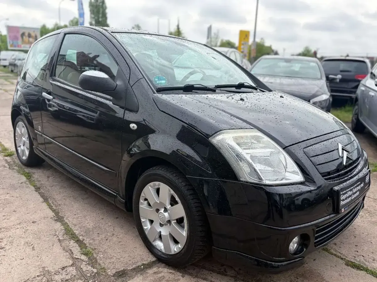 Gebraucht Citroën C2 Sport Chic 73 PS (53 kW) 2008 Schwarz Kleinwagen