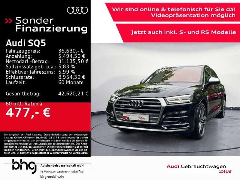 Mythosschwarz metallic Gebraucht 2018 Audi SQ5 Ambiente SUV | 35.960 € (Fairer Preis) - Bild 1/4