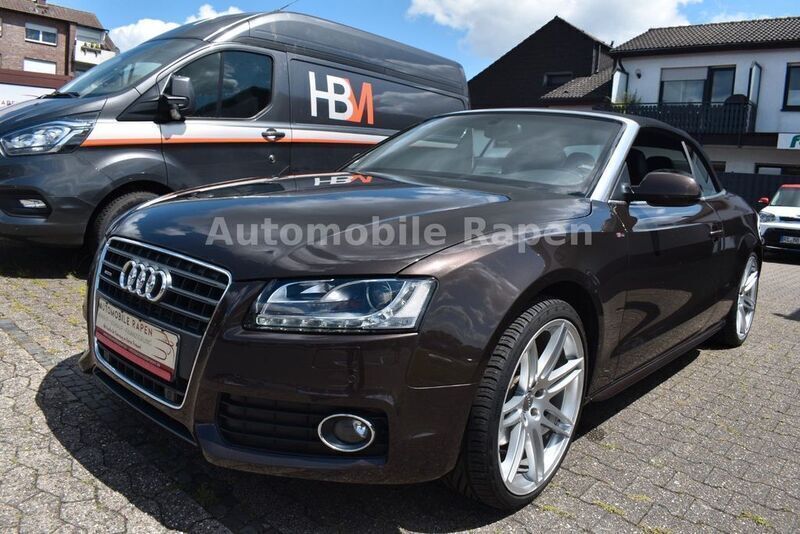 Braun Gebraucht 2011 Audi A5 Cabriolet S-Line Cabrio | 13.990 € (Fairer Preis) - Bild 1/4