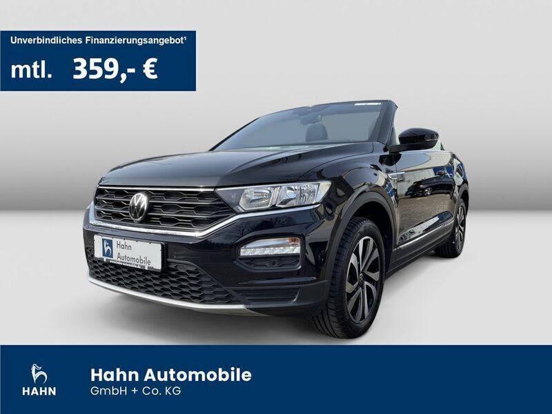 Schwarz Gebraucht 2022 VW T-Roc Cabriolet Active Cabrio | 27.895 € (Fairer Preis) - Bild 1/3