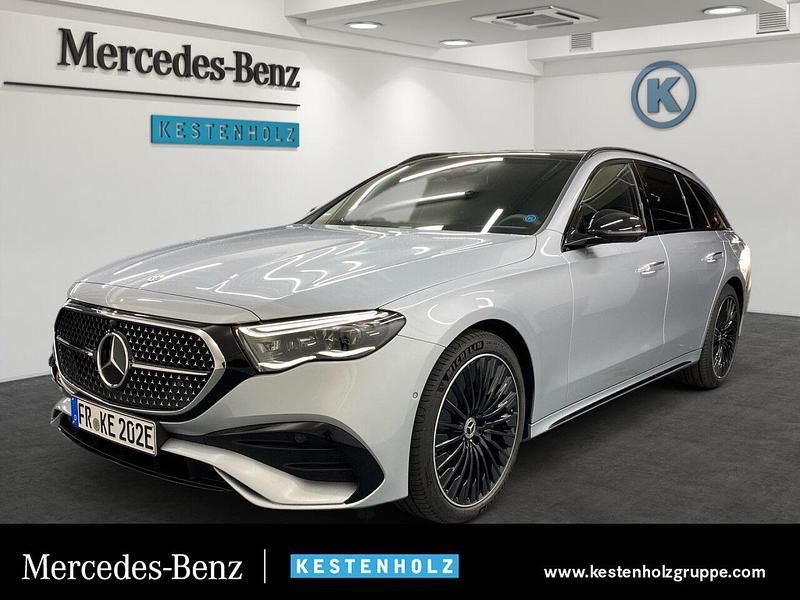 Hightechsilber Gebraucht 2024 Mercedes E300 AMG Kombi | 76.550 € - Bild 1/4