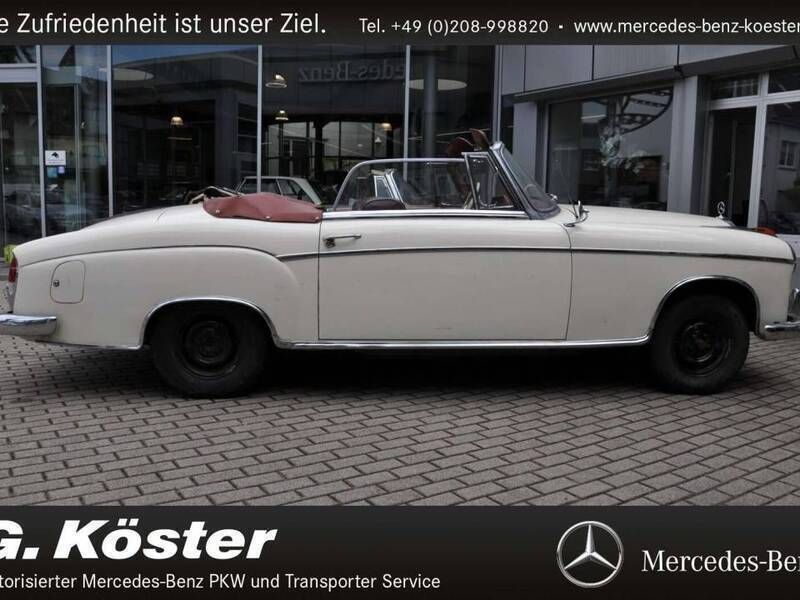 Gebraucht Mercedes 220 106 PS (77 kW) 1959 Weiß Cabrio