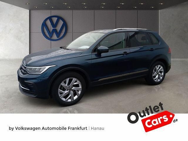 Nightshade blue metallic Gebraucht 2021 VW Tiguan Active SUV | 22.580 € (Guter Preis) - Bild 1/3
