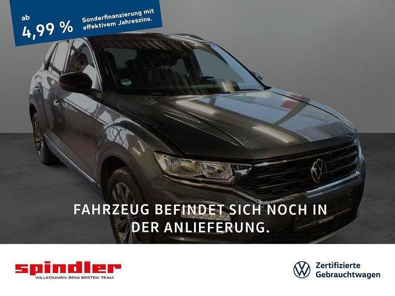 Indiumgrau metallic Gebraucht 2021 VW T-Roc Sportline SUV | 23.980 € (Fairer Preis) - Bild 1/3