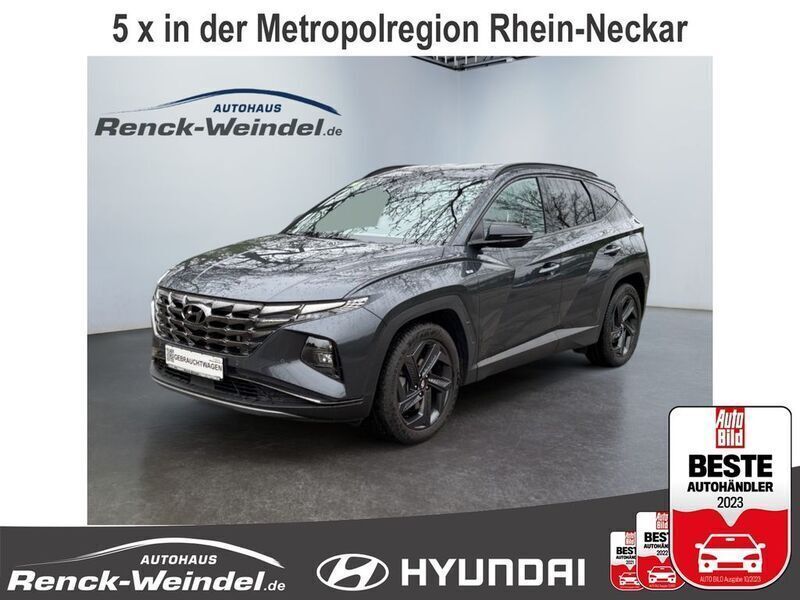 Schwarz Gebraucht 2023 Hyundai Tucson Blackline SUV | 33.989 € (Fairer Preis) - Bild 1/4