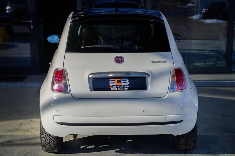 Gebraucht Fiat 500 86 PS (63 kW) 2012 Bianco bianco/ bossa nova/calc Kleinwagen