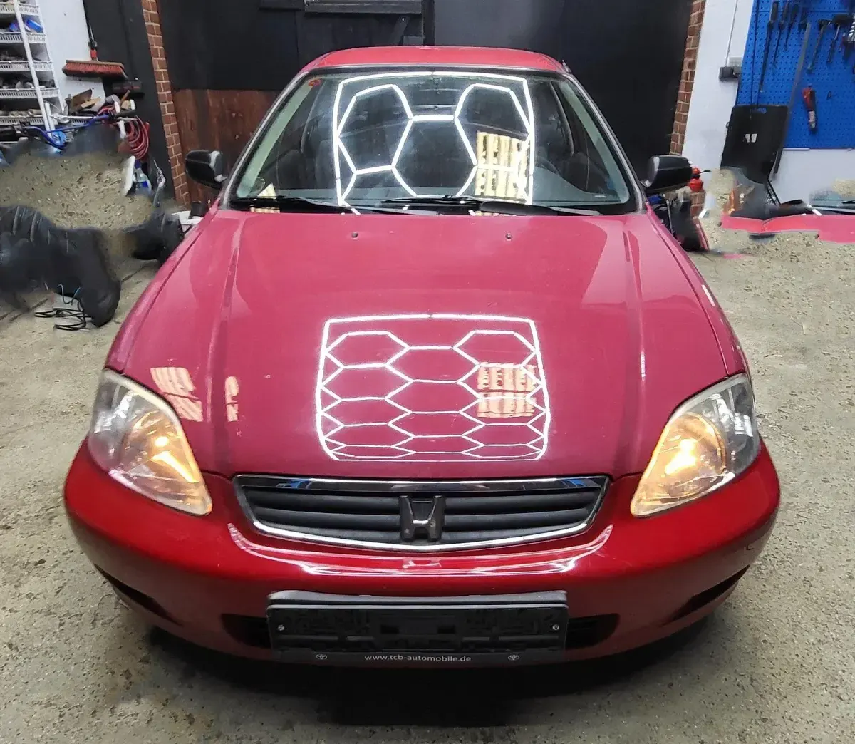 Gebraucht Honda Civic S 90 PS (66 kW) 2000 Rot Coupé