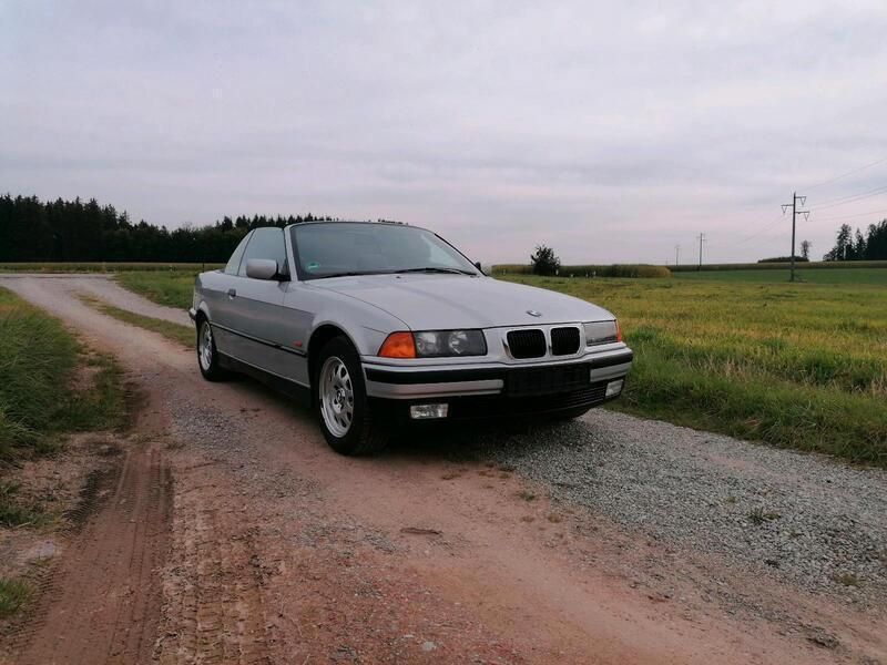 Silber Gebraucht 1998 BMW 320 Cabriolet Cabrio | 14.900 € (Fairer Preis) - Bild 1/4