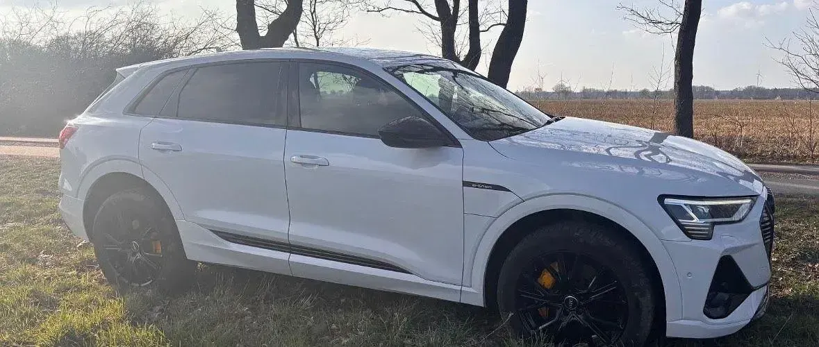 Gebraucht Audi e-tron S-Line 230 kW (313 PS) 2021 Weiß SUV