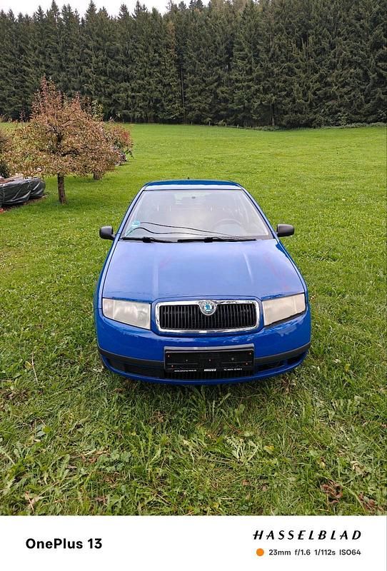 Blau Gebraucht 2002 Skoda Fabia Kleinwagen | 700 € (Superpreis) - Bild 1/4