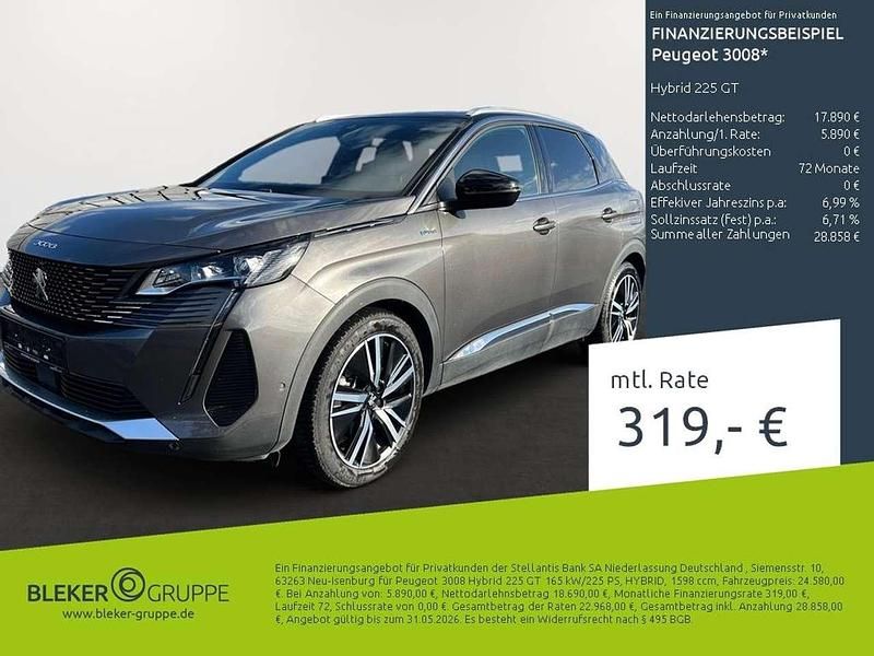 Grau Gebraucht 2021 Peugeot 3008 GT SUV | 22.980 € (Fairer Preis) - Bild 1/3