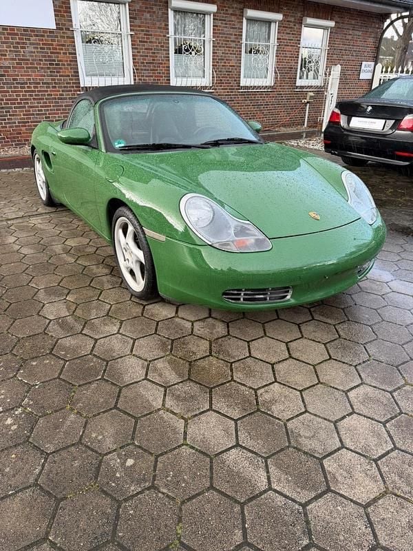 Gebraucht Porsche Boxster 220 PS (161 kW) 2001 Grün Cabrio