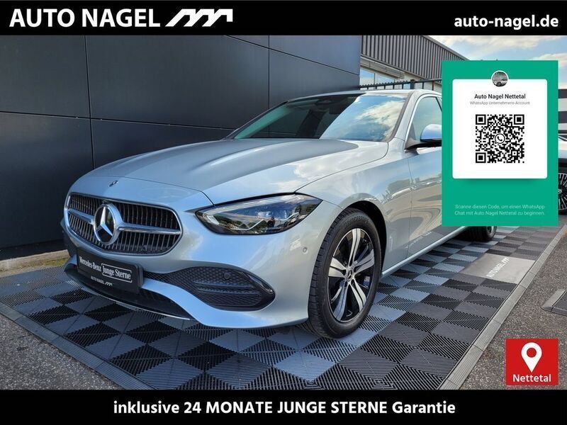 Silber Gebraucht 2024 Mercedes C200 Advanced Plus Limousine | 38.490 € (Fairer Preis) - Bild 1/4