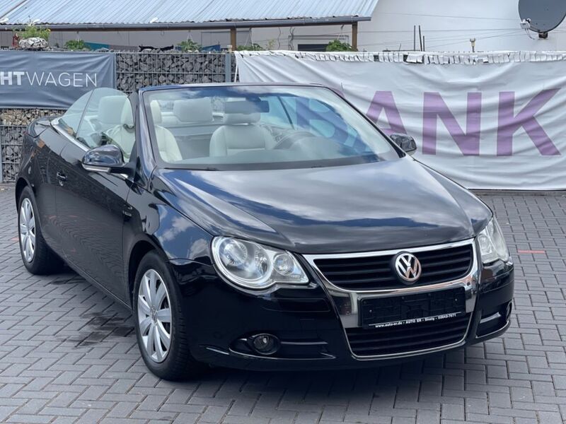 Schwarz Gebraucht 2007 VW Eos Cabrio | 3.390 € (Superpreis) - Bild 1/3