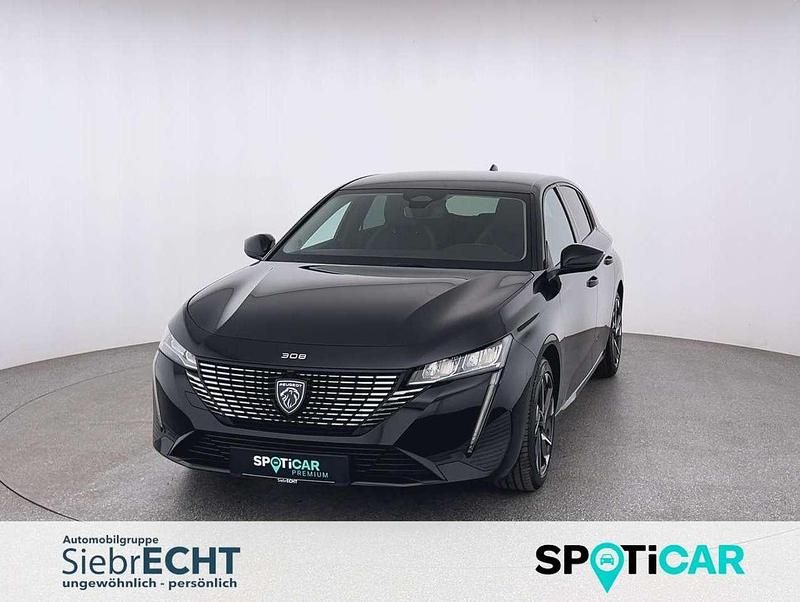 Schwarz (metallic) Gebraucht 2023 Peugeot 308 Allure Limousine | 23.470 € (Fairer Preis) - Bild 1/4