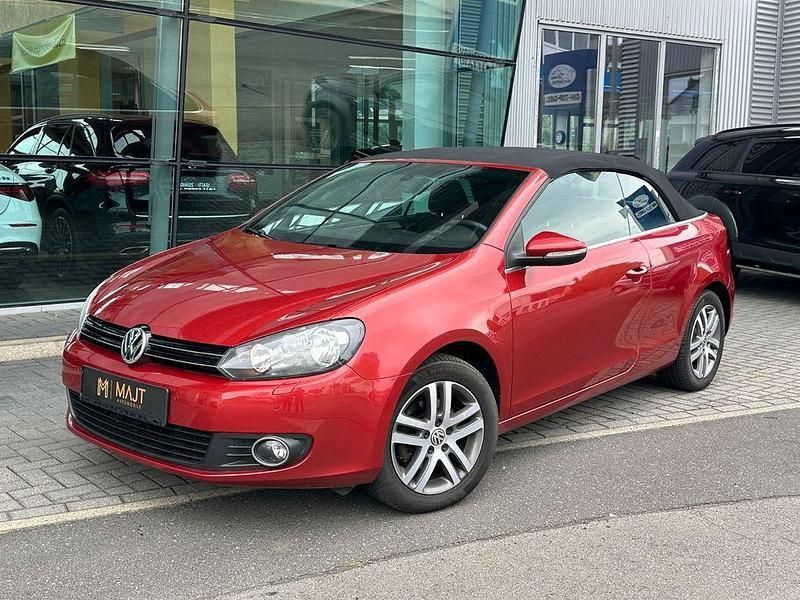 Rot Gebraucht 2013 VW Golf Cabriolet Cabrio | 7.100 € (Fairer Preis) - Bild 1/4