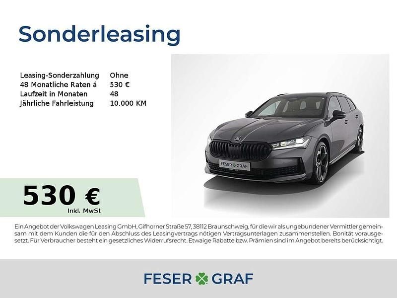 Grau (graphitegrau) Neu 2025 Skoda Superb SportLine Kombi | 50.890 € (Fairer Preis) - Bild 1/1