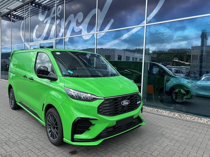 Yellow green (pstrp) grün Neu 2025 Ford Transit Custom Van | 77.647 € - Bild 1/4