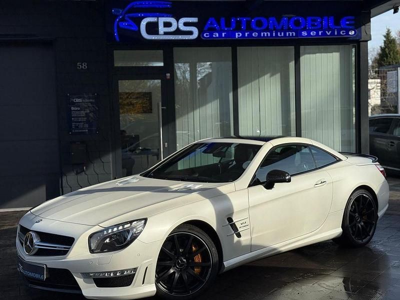 Weiß Gebraucht 2015 Mercedes SL63 AMG AMG Cabrio | 99.900 € - Bild 1/4